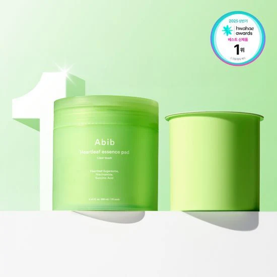 Abib Heartleaf essence pad 70sheets (+refill)