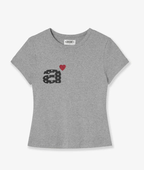 aeae DOT SMALL LETTER TEE T Shirt - Image 4