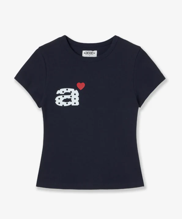 aeae DOT SMALL LETTER TEE T Shirt - Image 5