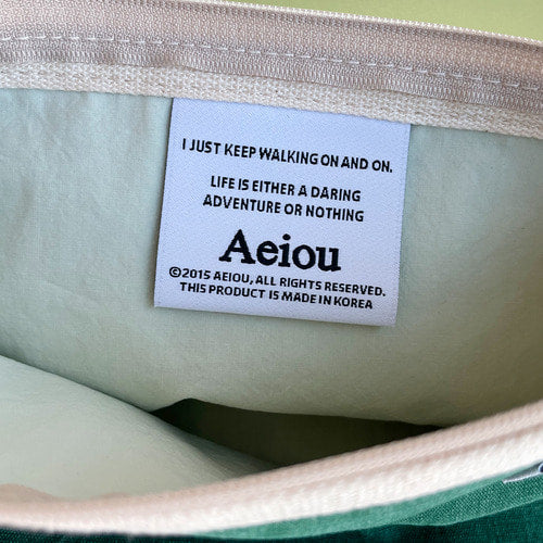 Aeiou Basic Pouch (L size) Rainy Forest - Image 4