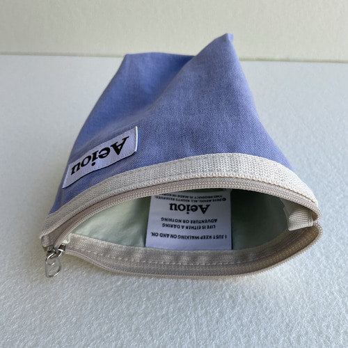 Aeiou Basic Pouch (M size) Blueberry - Image 2