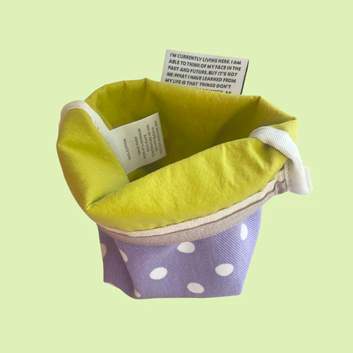 Aeiou Basic Pouch (M size) Bubble Grape - Image 3