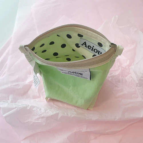 Aeiou Basic Pouch (M size) Ding Ding Dot - Image 2