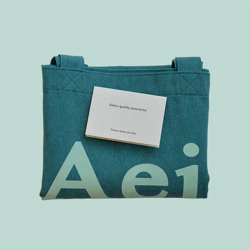 Aeiou Logo Bag (Cotton 100%) Dinosaur - Image 2