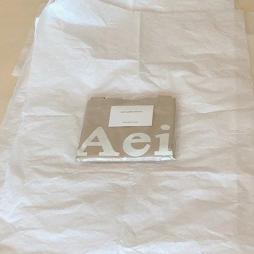 Aeiou Logo Bag (Cotton 100%) Soybean milk - Image 2