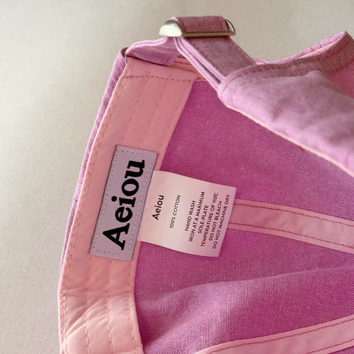 aEioU Logo Cap Pink Syrup - Image 3
