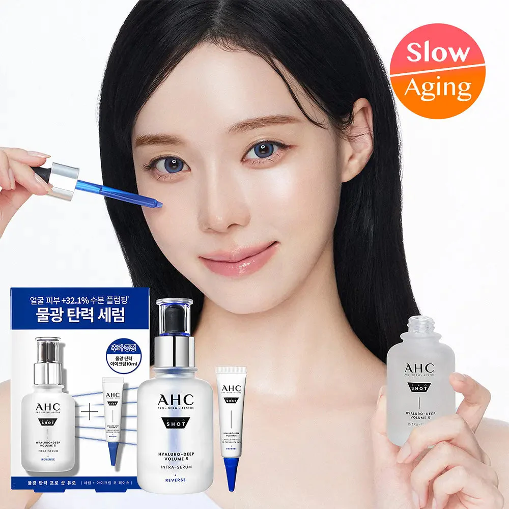 AHC PRO SHOT HYALURO-DEEP VOLUNME 5 INTRA SERUM 40ml (+Eye Cream 10ml)
