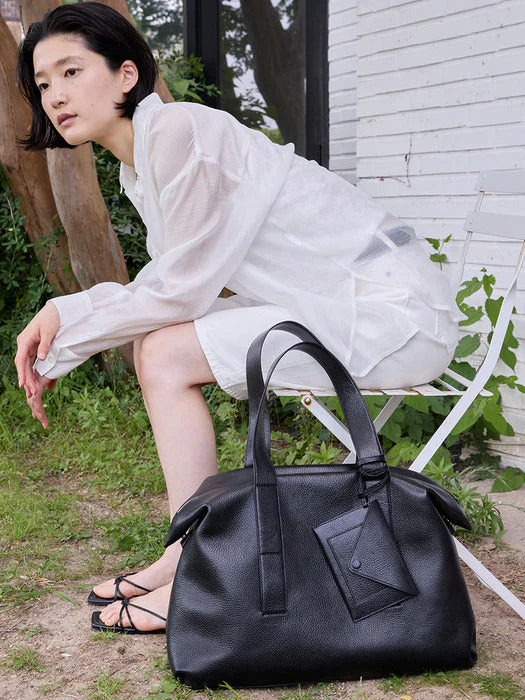 ANDROS Mocha Leather Bag