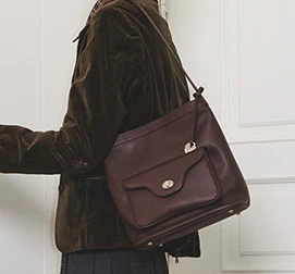APOA Suave Leather Bucket Bag