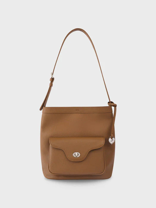 APOA Suave Leather Bucket Bag - Image 3