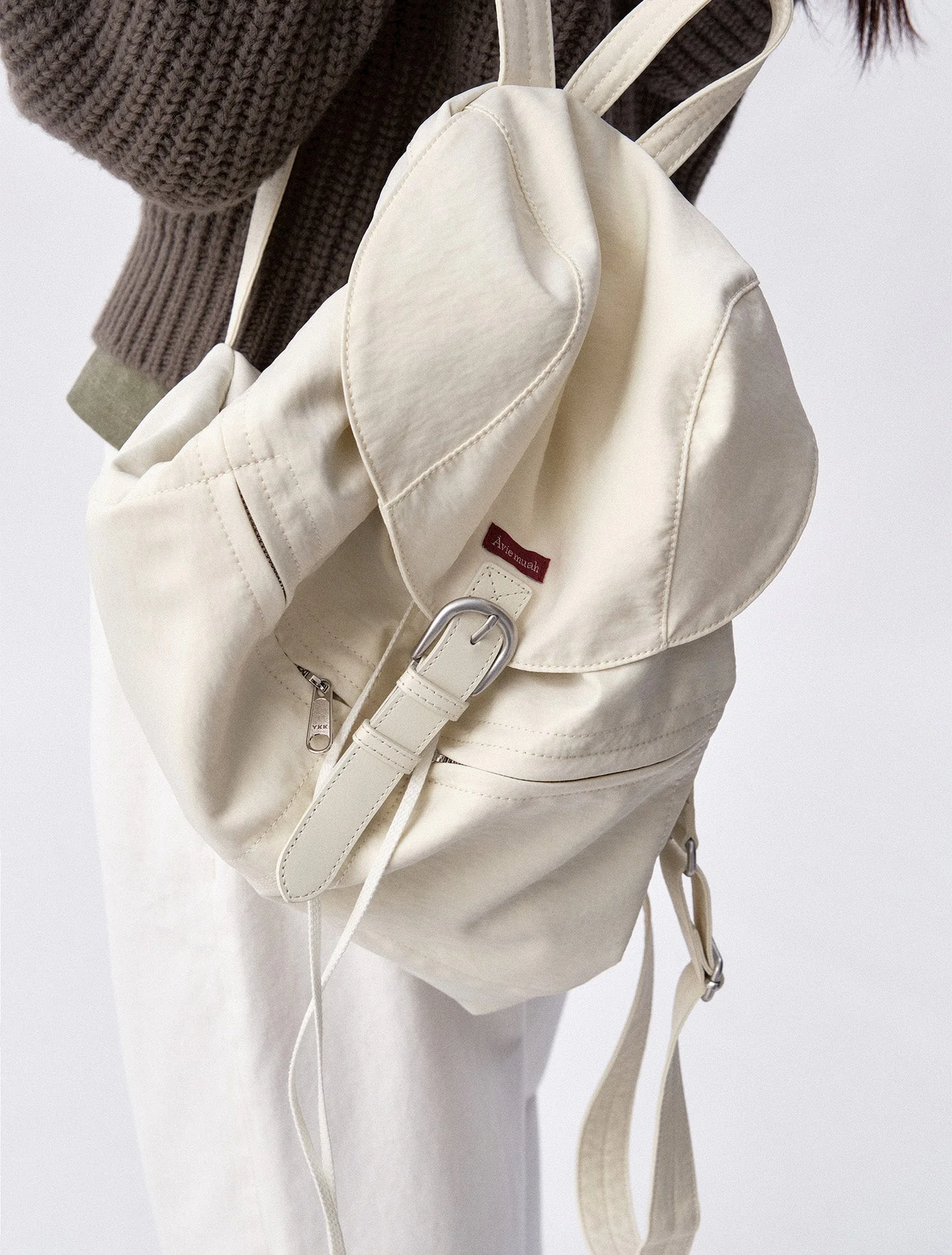 Avie muah Nylon Covered Backpack