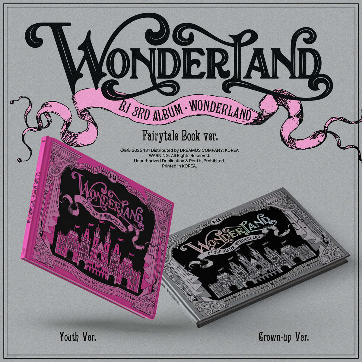 B.I - 3rd Album WONDERLAND (Fairy tale Ver.) (Random Ver.)