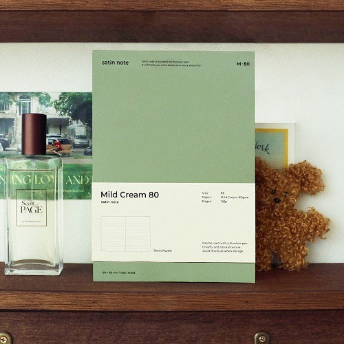 [Be on D] B6 Satin Notebook Mild Cream