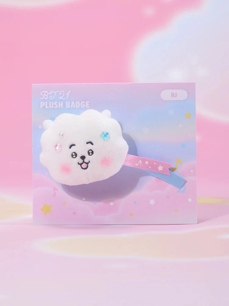 BT21 BEYOND THE JOURNEY PLUSH BADGE - Image 3
