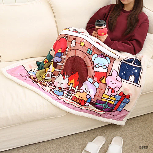 BT21 BLANKET (PETIT HOLIDAY VER.) - Image 2