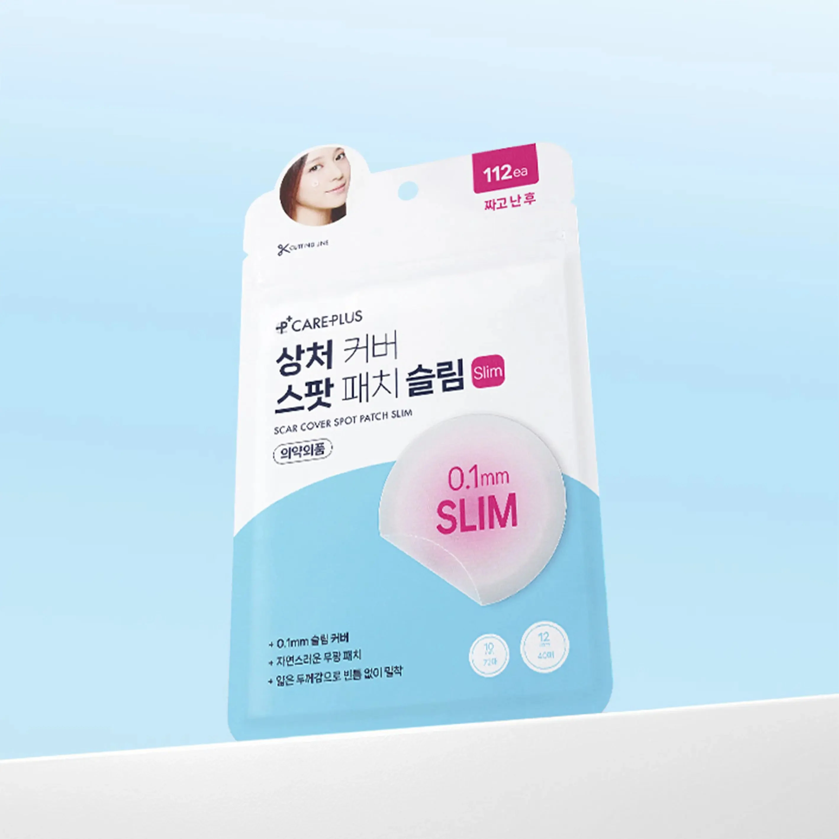 CAREPLUS 0.1mm Wound Cover Spot Patch Slim (112 pcs)