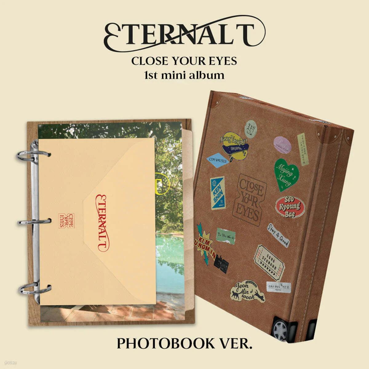 CLOSE YOUR EYES - 1st Mini Album ETERNALT (PHOTOBOOK Ver.)