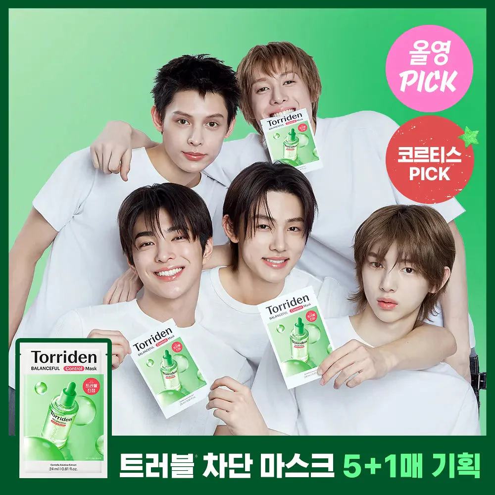 [CORTIS PICK] Torriden Balanceful Control Mask 5+1 Sheets