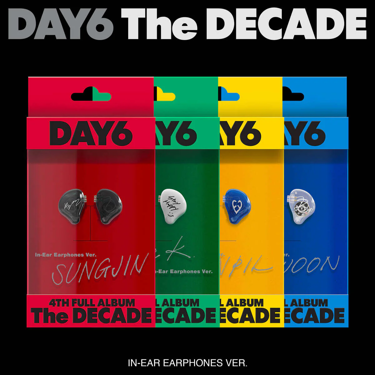DAY6 - 4th Full Album The DECADE (In-Ear Earphones Ver.)