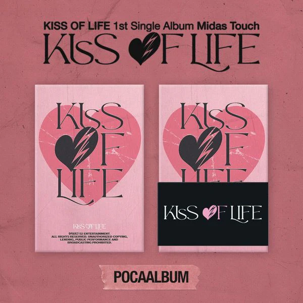 [Deals] KISS OF LIFE - 1st Single Album Midas Touch (POCA ALBUM)
