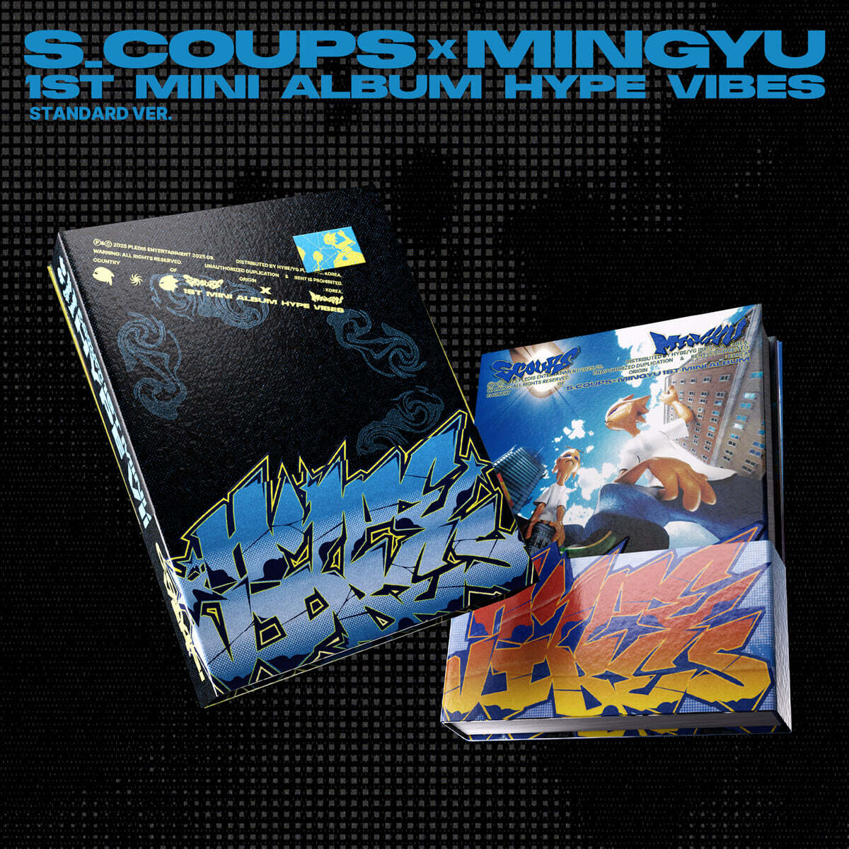 [Deals] S.COUPS X MINGYU - 1st Mini Album HYPE VIBES (Random Ver.)