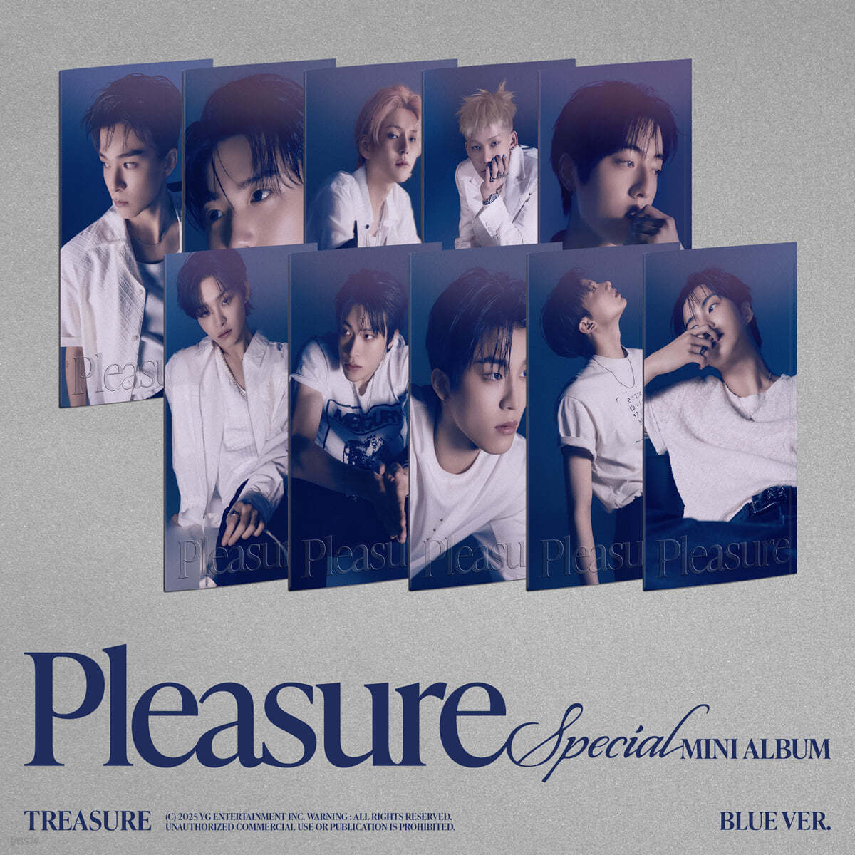[Deals] TREASURE - Special Mini Album PLEASURE (BLUE VER.) (RANDOM VER.)