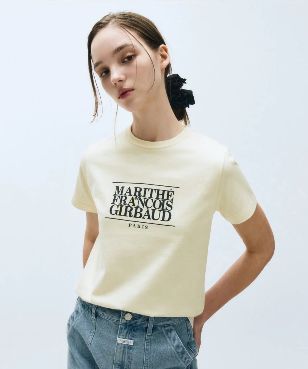 MARITHE FRANCOIS GIRBAUD W CLASSIC LOGO TEE - Image 3