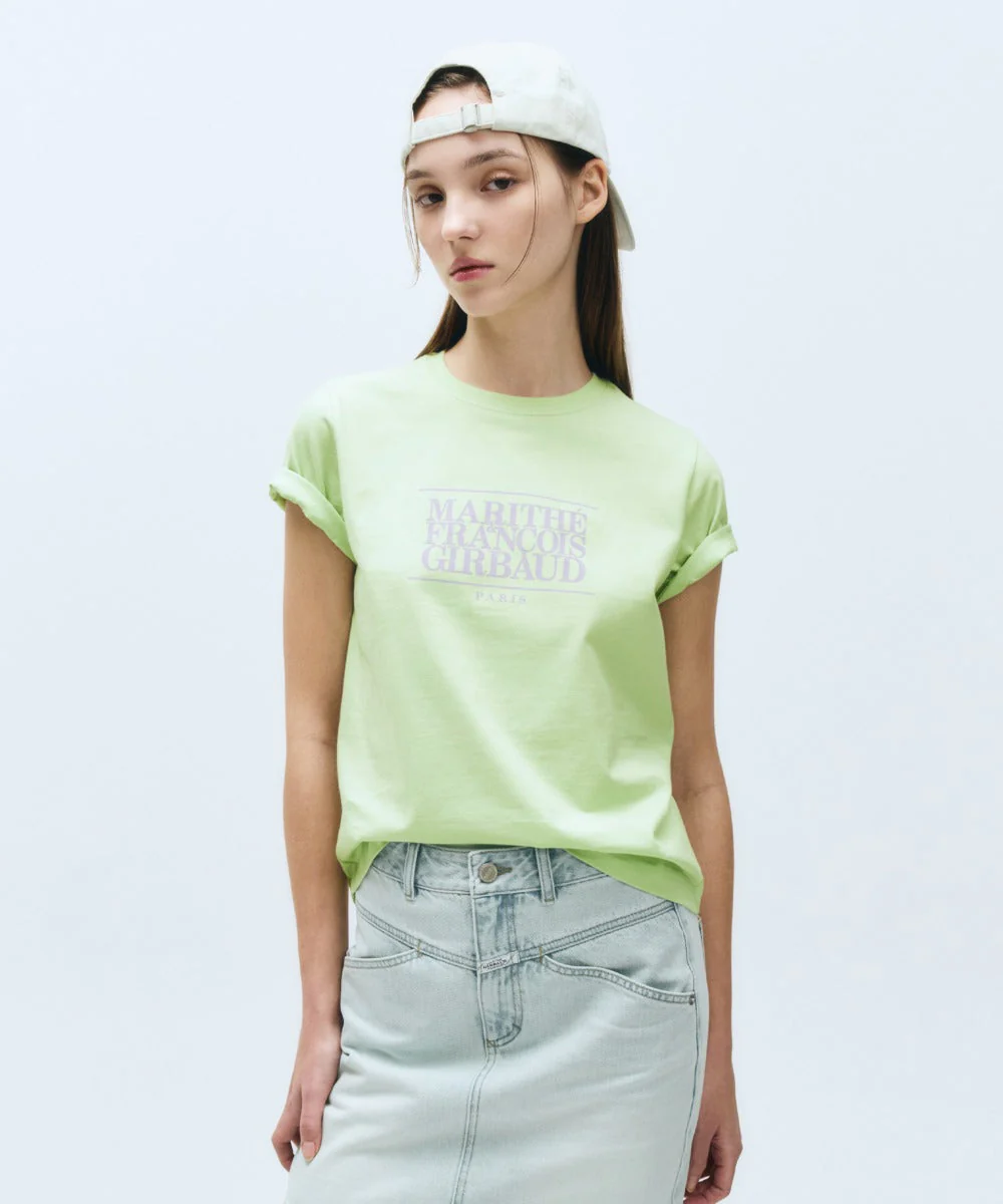 MARITHE FRANCOIS GIRBAUD W CLASSIC LOGO TEE - Image 6