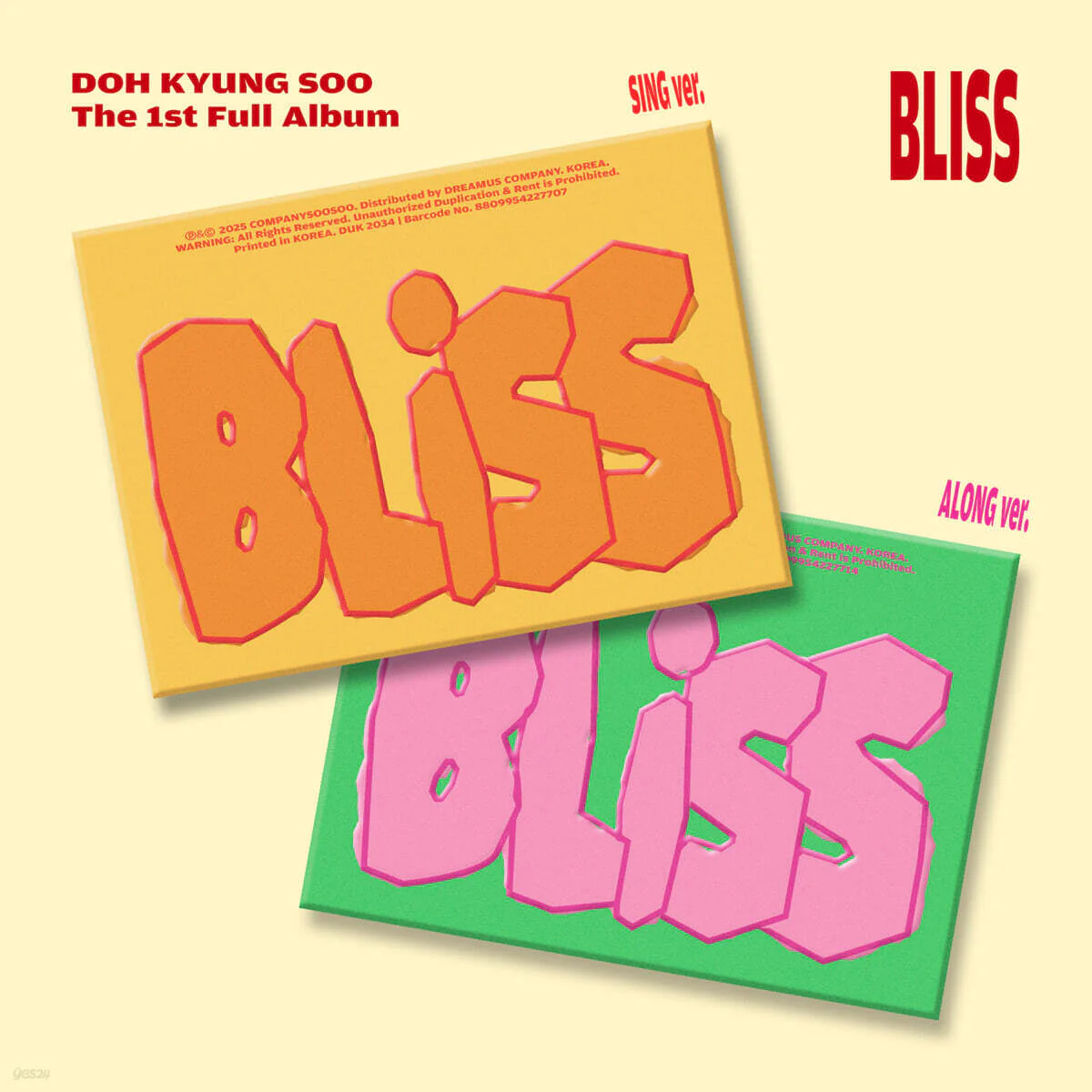 DOH KYUNG SOO - 1st Full Album BLISS