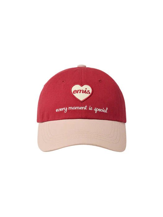 EMIS HEART WAPPEN TONE ON TONE BALL CAP - Image 3