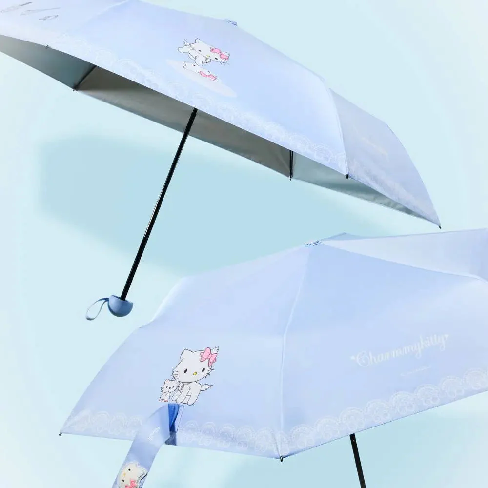 [Fillimilli X CHARMMYKITTY] 3 Accessories (Multi Pouch / UV Protection 3-Fold Umbrella / Picnic Mat & Pouch) - Image 6