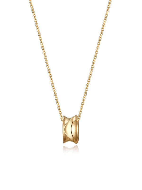 FLIT SAND DUNE NECKLACE (M) - GOLD