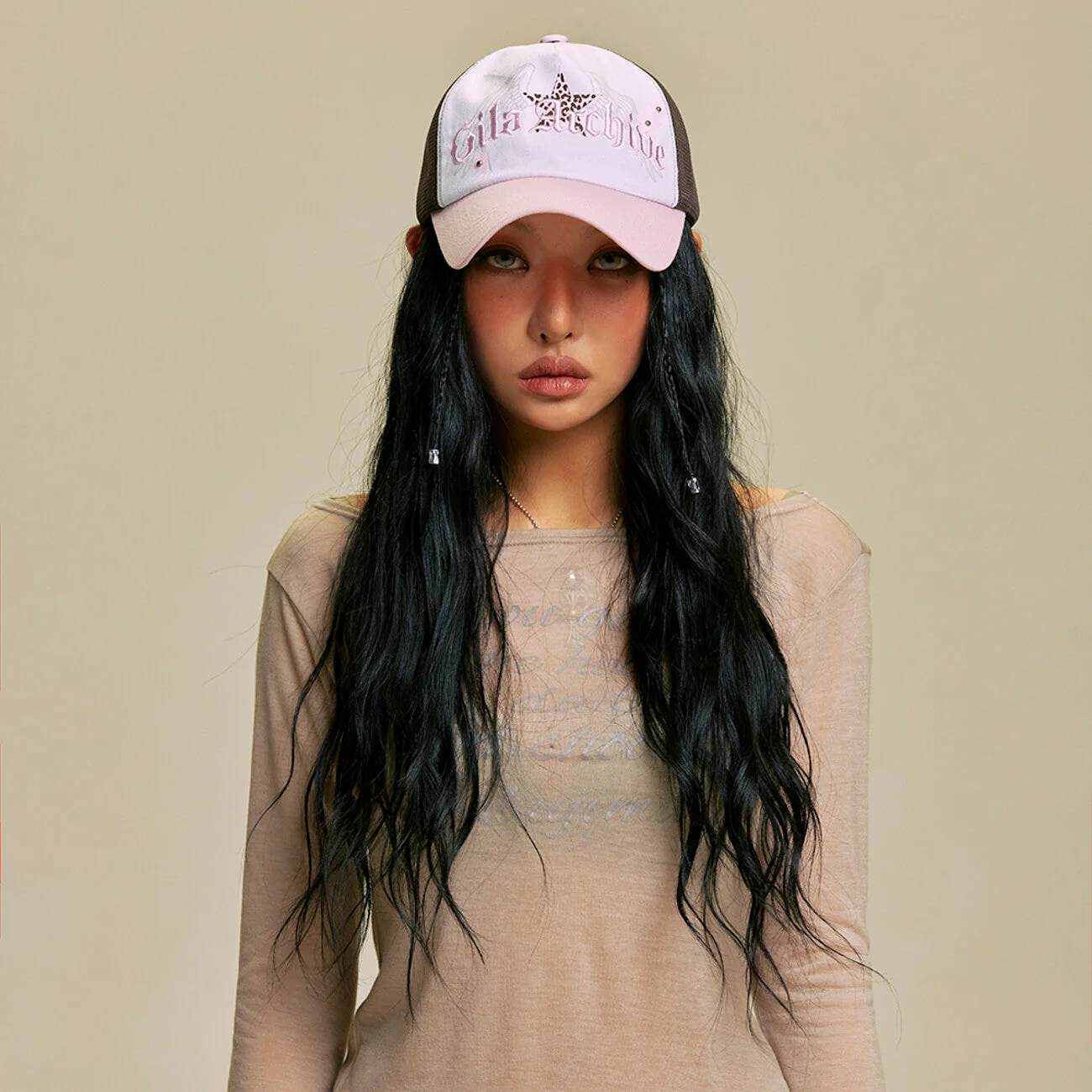 Gila Archive LEOPARD STAR WING MESH CAP