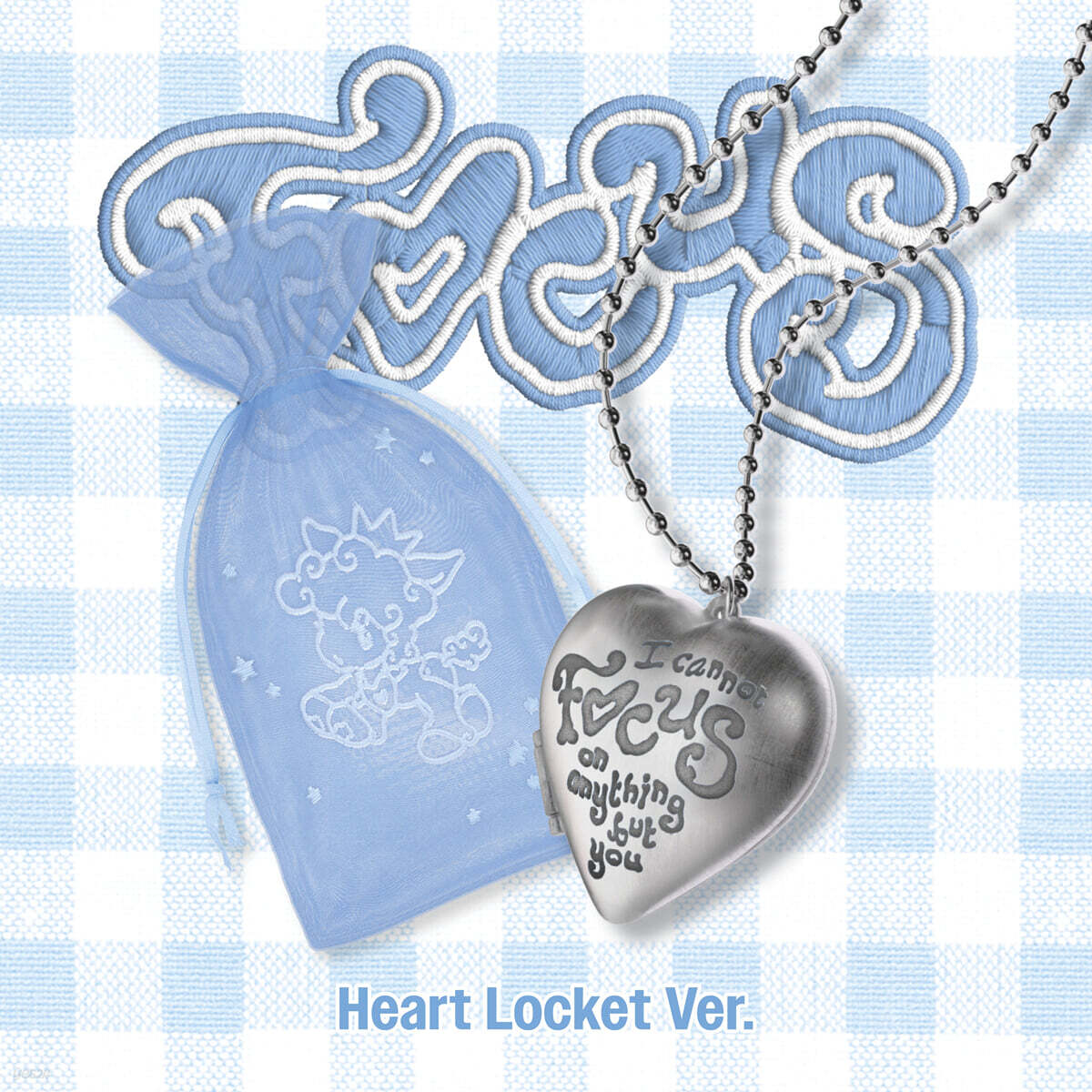 Hearts2Hearts - 1st Mini Album FOCUS (Heart Locket Ver.)