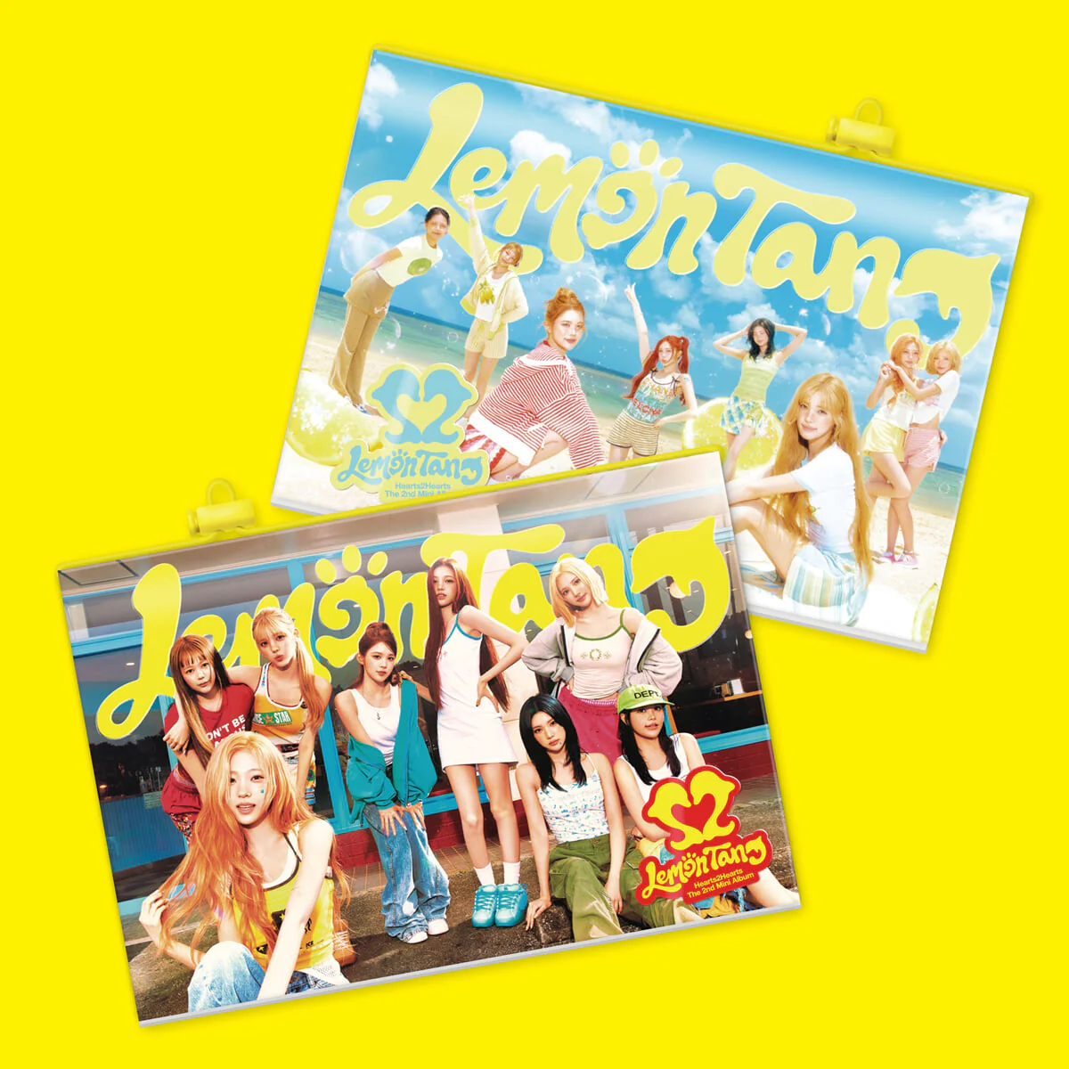 Hearts2Hearts - 2nd Mini Album Lemon Tang (Photobook Ver.) (Random Ver.)