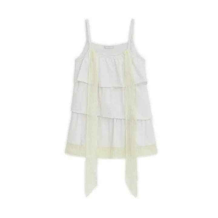 HUGYOURSKIN Tiered Scarf Sleeveless