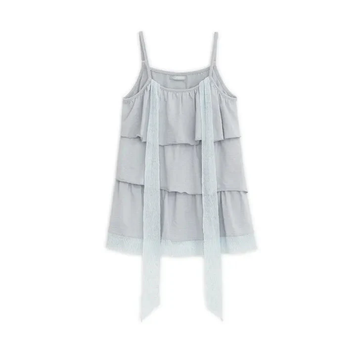 HUGYOURSKIN Tiered Scarf Sleeveless - Image 2