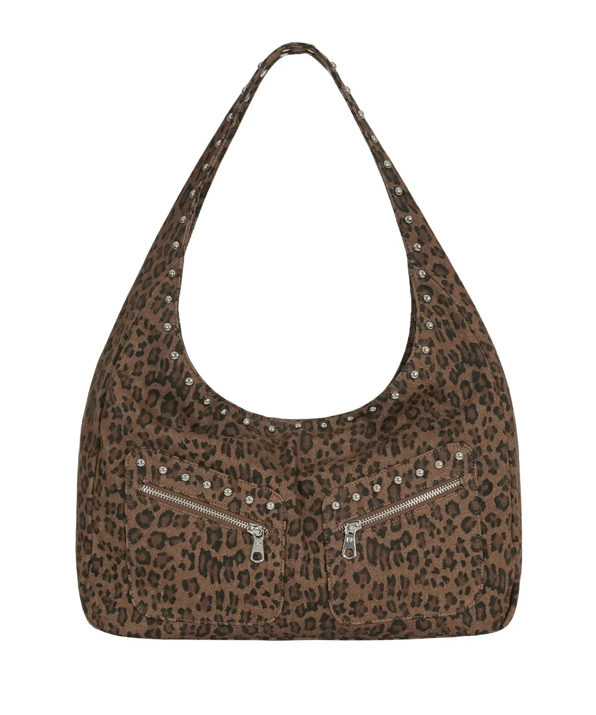 ILLIGO LEOPARD STUD SHOULDERBAG