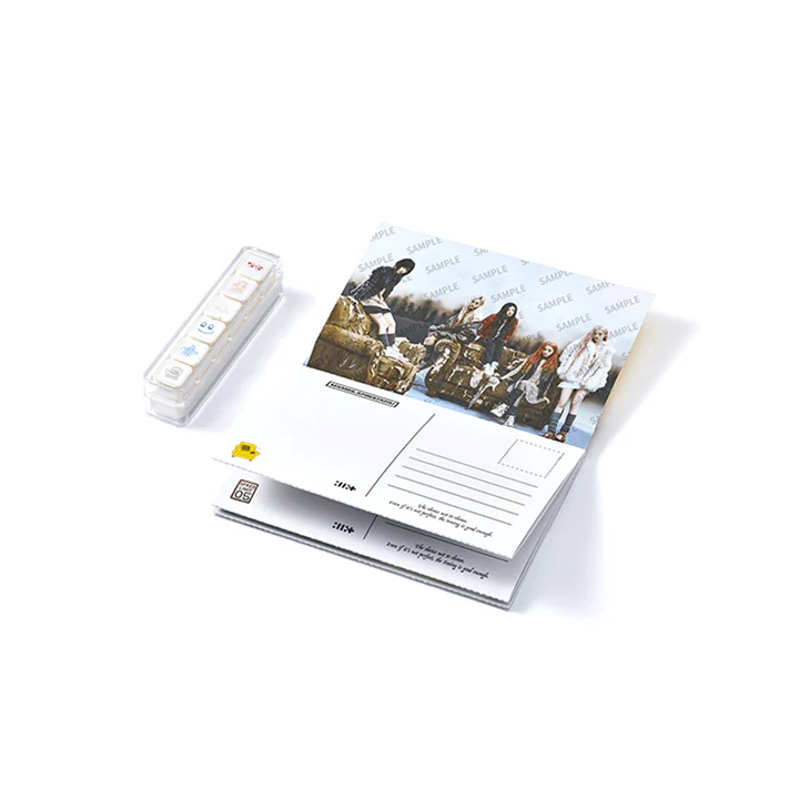 ILLIT - [MAMIHLAPINATAPAI] Stamp & Postcard Set