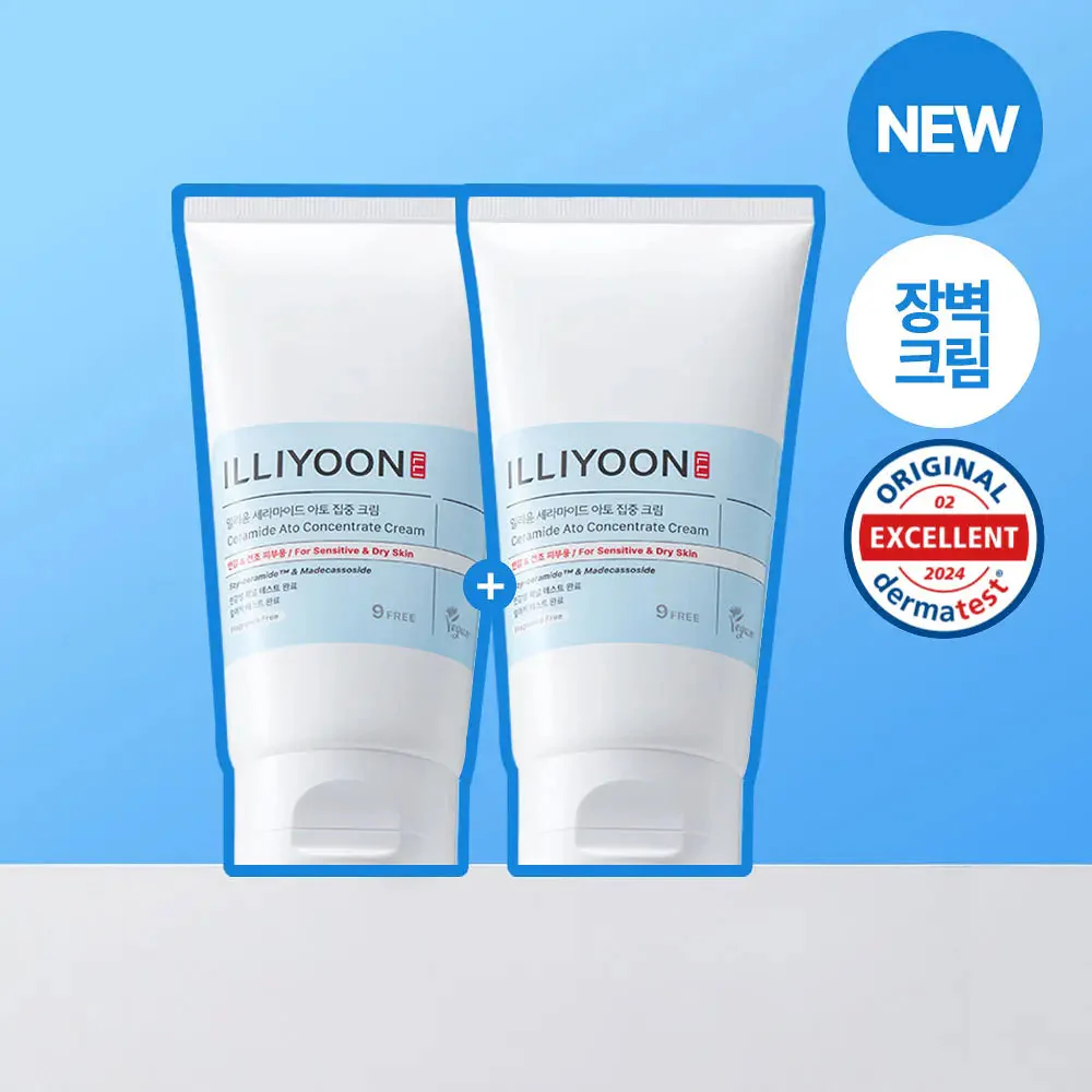 [ILLIYOON X monchhichi] CERAMIDE ATO CONCENTRATE LOTION 150ml*2ea - Image 2