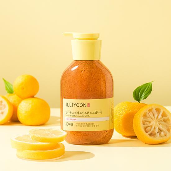 [ILLIYOON X monchhichi] FRESH MOISTURE SCRUB WASH 400ml*2ea - Image 3
