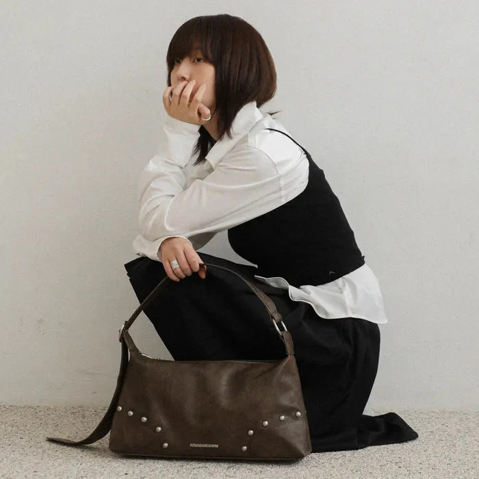 IUGAMAKARAS Studded Hobo Bag - Image 5