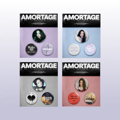 JISOO - [AMORTAGE] PIN BADGES