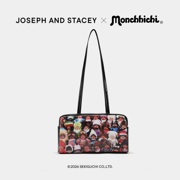 [JOSEPH AND STACEY X  monchhichi] Jas Box Bag Monchhichi
