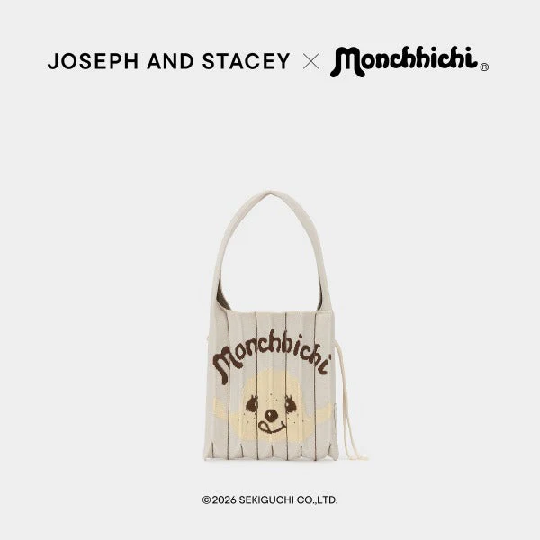 [JOSEPH AND STACEY X  monchhichi] Lucky Pleats Knit Small Monchhichi Boy Ivory