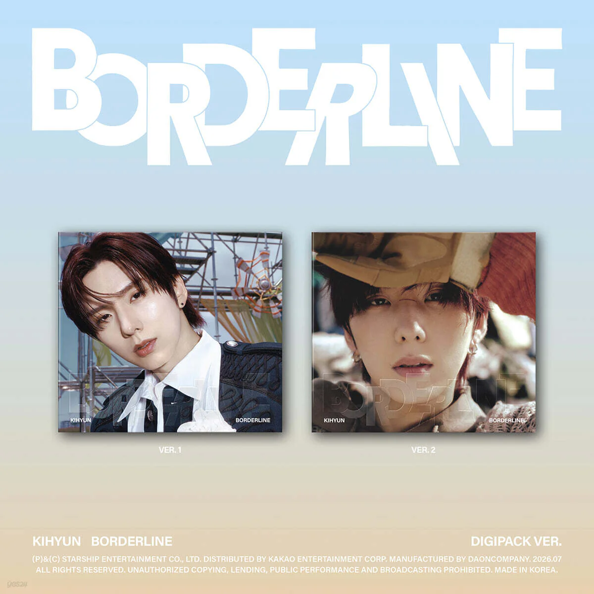 KIHYUN - EP : BORDERLINE (DIGIPACK VER.)