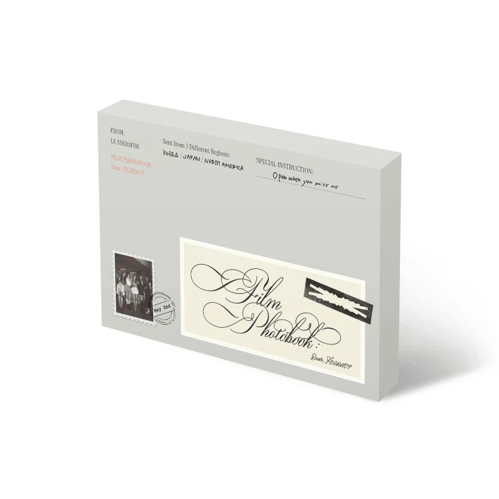 LE SSERAFIM - FILM PHOTOBOOK : Dear, FEARNOT