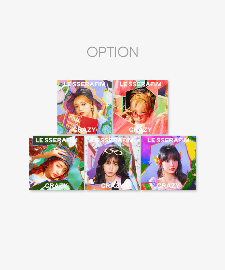 LE SSERAFIM - JAPAN 3RD SINGLE CRAZY (Solo Jacket)
