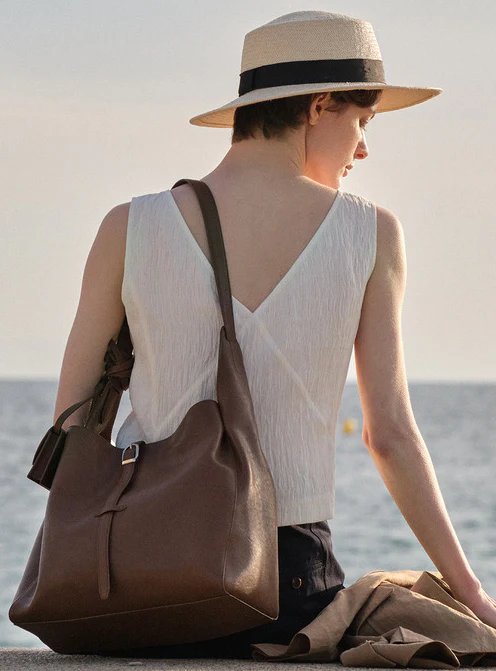 LOEUVRE Marianne Shoulder Large Bag - Image 2