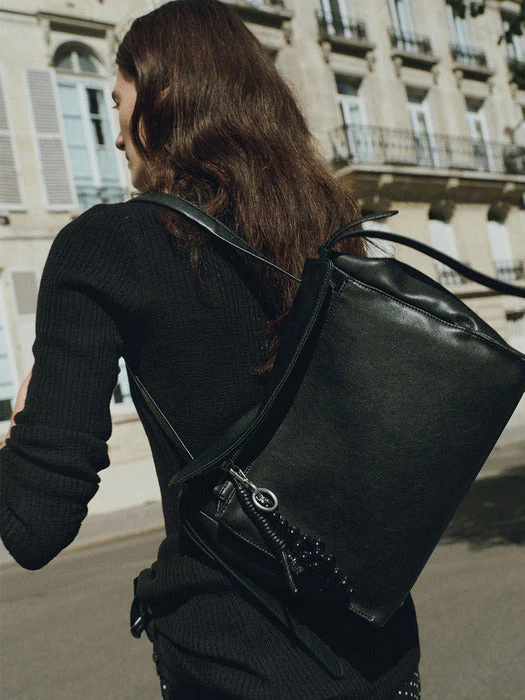 LOEUVRE Trapeze Shoulder Medium Bag